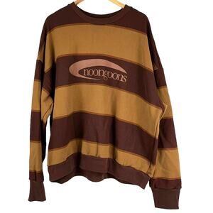 Noon Goons NWOT Big Stripe Icon Sweatshirt Men's Size XXL 100 Cotton Fleece